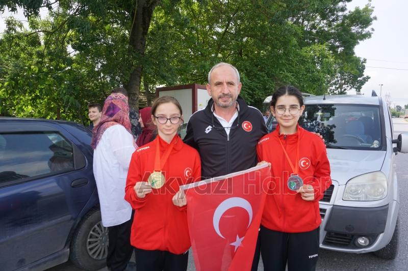 Balkan Şampiyonları Akyazı’da Karşılandı