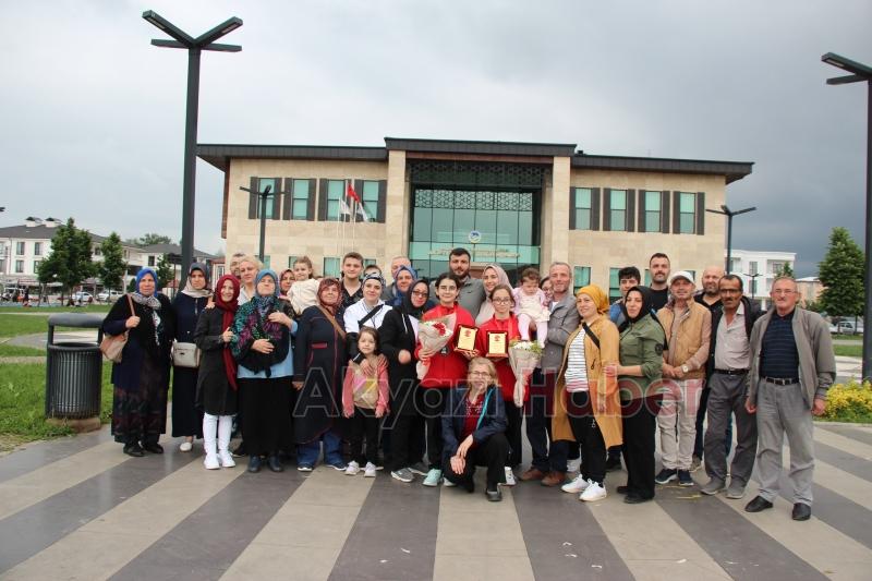 Balkan Şampiyonları Akyazı’da Karşılandı