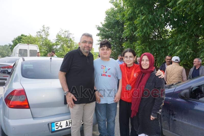 Balkan Şampiyonları Akyazı’da Karşılandı