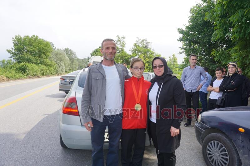 Balkan Şampiyonları Akyazı’da Karşılandı