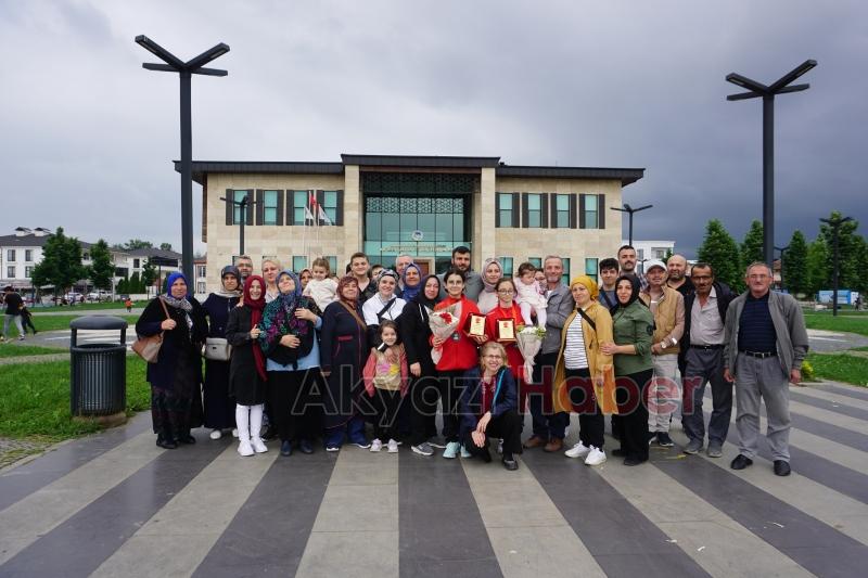 Balkan Şampiyonları Akyazı’da Karşılandı