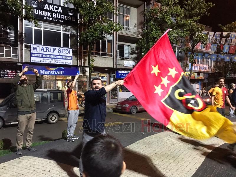 Galatasaray’ın şampiyonluğu Akyazı'da kutlandı
