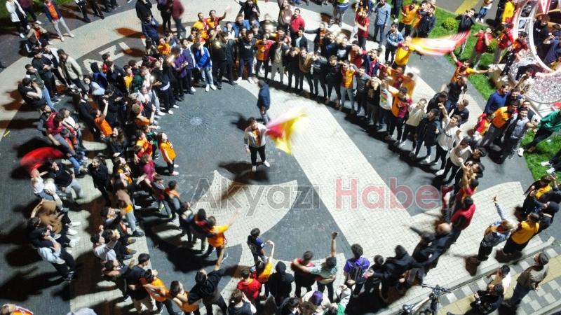Galatasaray’ın şampiyonluğu Akyazı'da kutlandı