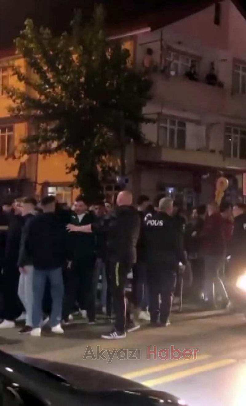 Sakaryaspor ile Galatasaray taraftar grubu arasında gerginlik