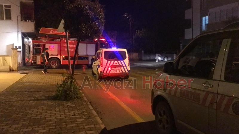 Bina Yangını İhbarı Çöp Yangını Çıktı