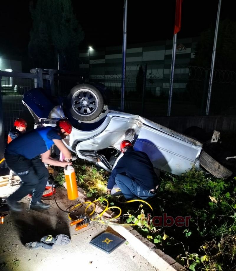 Genç çifti ayıran feci kaza kamerada