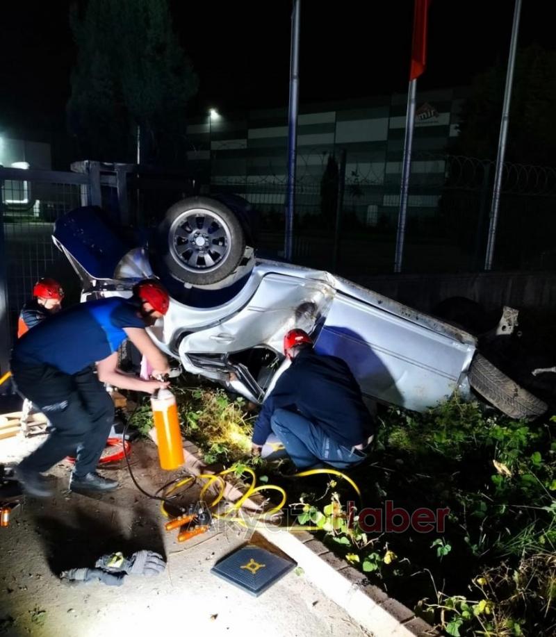 Genç çifti ayıran feci kaza kamerada