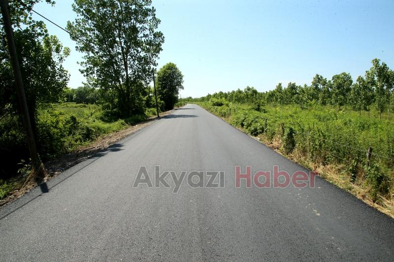 Çatalköprü yolu asfaltlandı