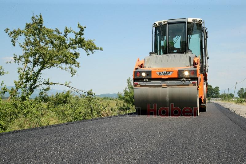 Çatalköprü yolu asfaltlandı