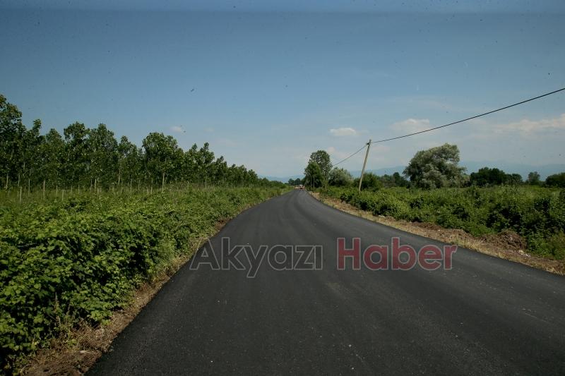 Çatalköprü yolu asfaltlandı