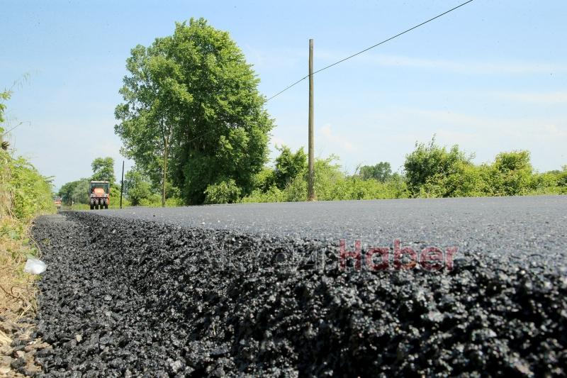 Çatalköprü yolu asfaltlandı