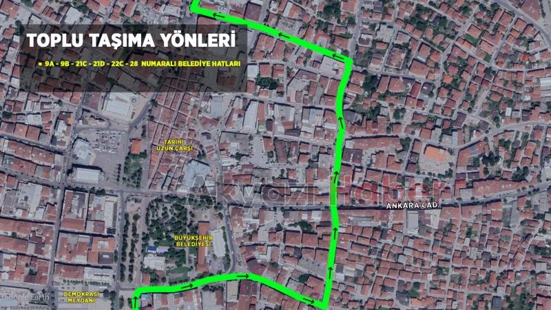 O hatlar için uyarı: Güzargahlar değişti