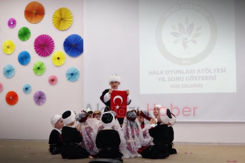 İnönü Anaokulu'nda yıl sonu etkinliği düzenlendi