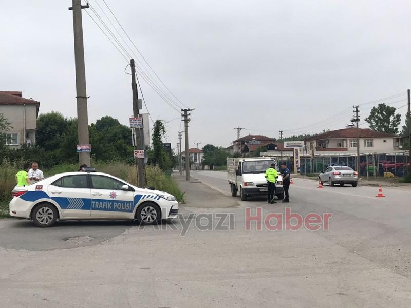 Akyazı'da Trafik uygulaması yapıldı