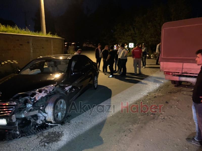 Topağaç mahallesinde kaza 