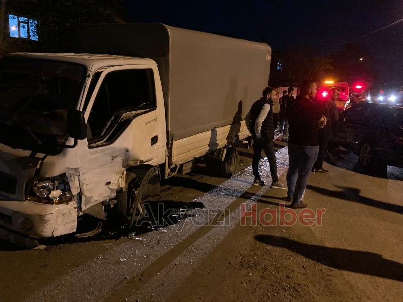 Topağaç mahallesinde kaza 