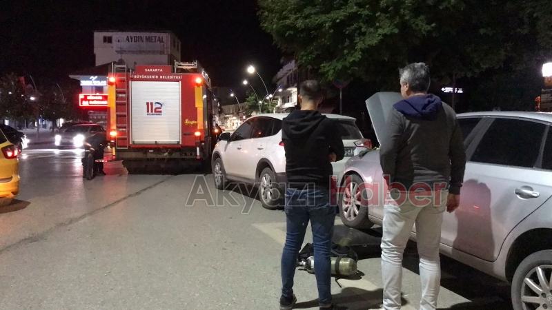 Motor kısmına girdi ekipler seferber oldu