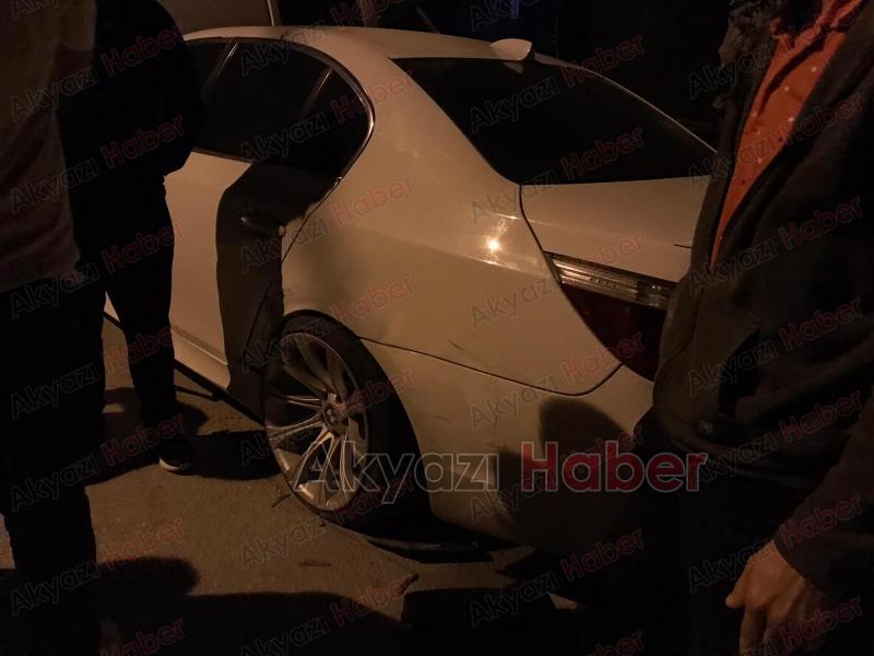 Ömercikler mahallesinde maddi hasarlı kaza 