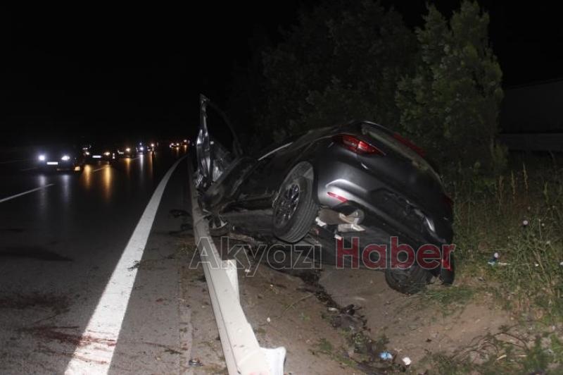 Genç sürücü feci şekilde öldü