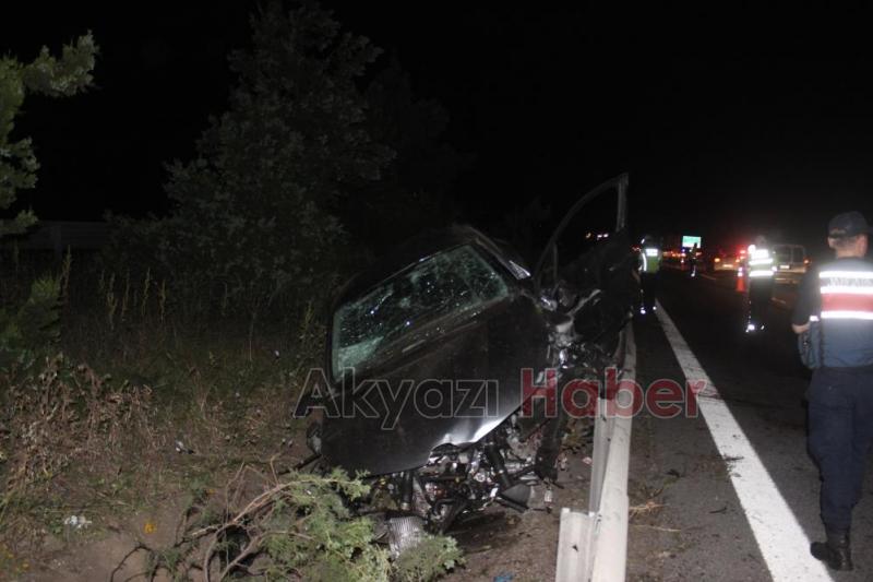 Genç sürücü feci şekilde öldü