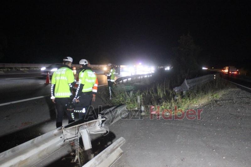 Genç sürücü feci şekilde öldü