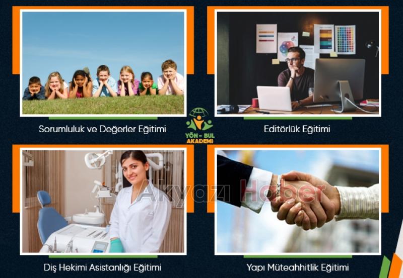 Yön Bul Akademi ile 400 dalda belge imkanı