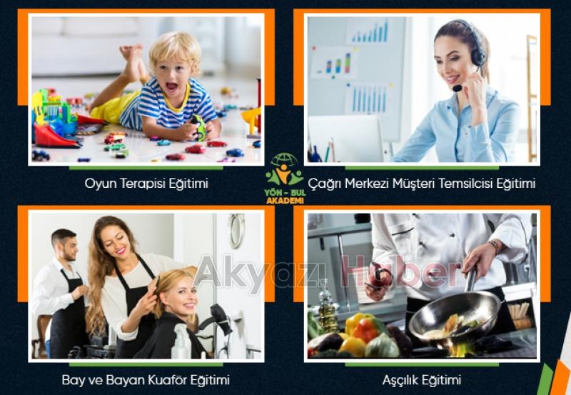 Yön Bul Akademi ile 400 dalda belge imkanı