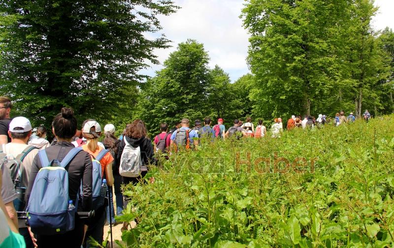 Doğa yürüyüşleri Yörükyeri parkuru ile devam etti