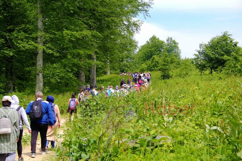 Doğa yürüyüşleri Yörükyeri parkuru ile devam etti