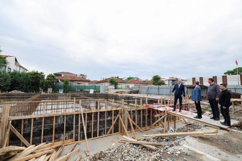 Büyükşehir’in yeni Tıp Merkezi’nin inşası hızla devam ediyor