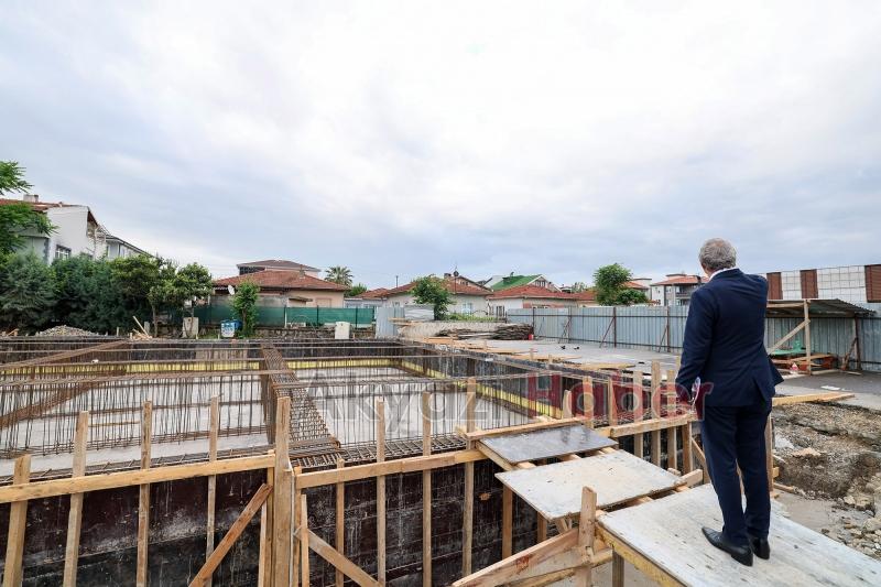 Büyükşehir’in yeni Tıp Merkezi’nin inşası hızla devam ediyor