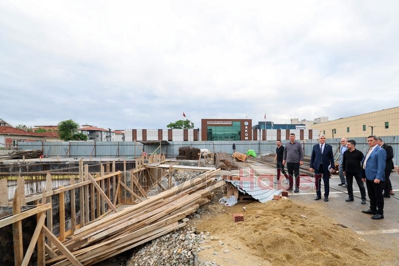 Büyükşehir’in yeni Tıp Merkezi’nin inşası hızla devam ediyor