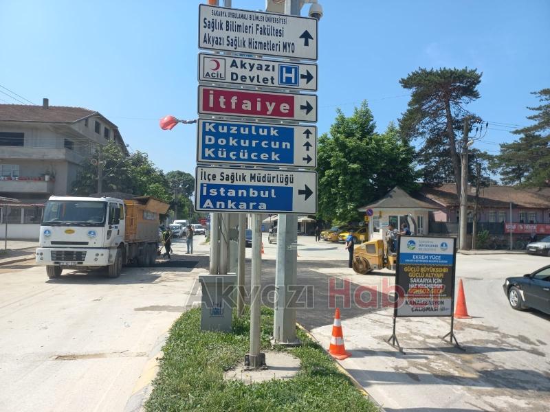 Büyükşehirden kazılan caddeye hızla müdahale