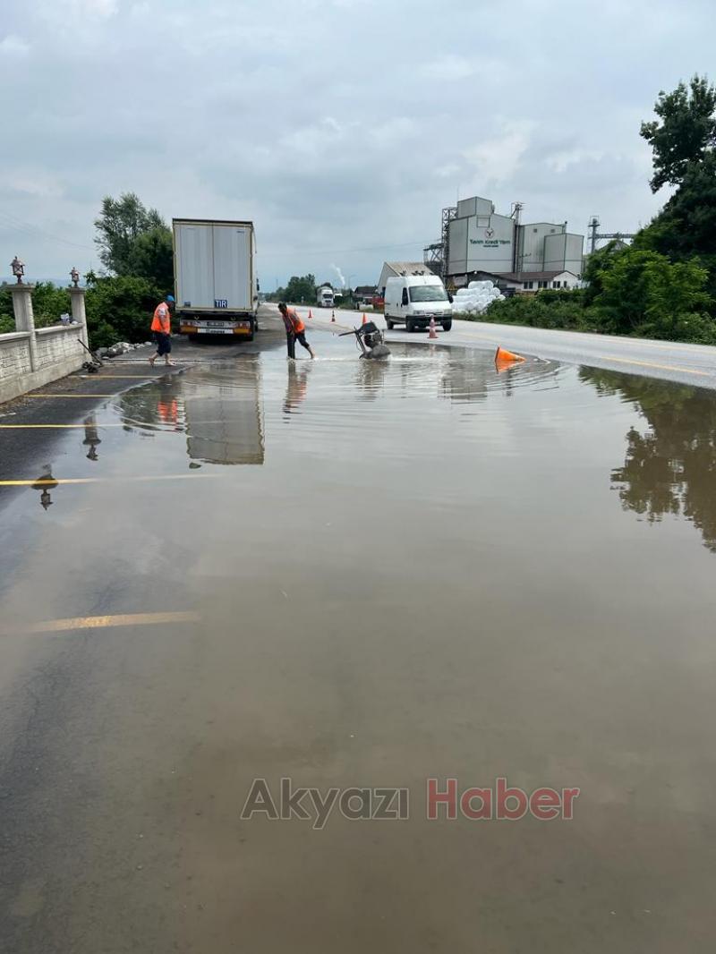 Bir kişinin öldüğü yolda kaza sonrası önlem
