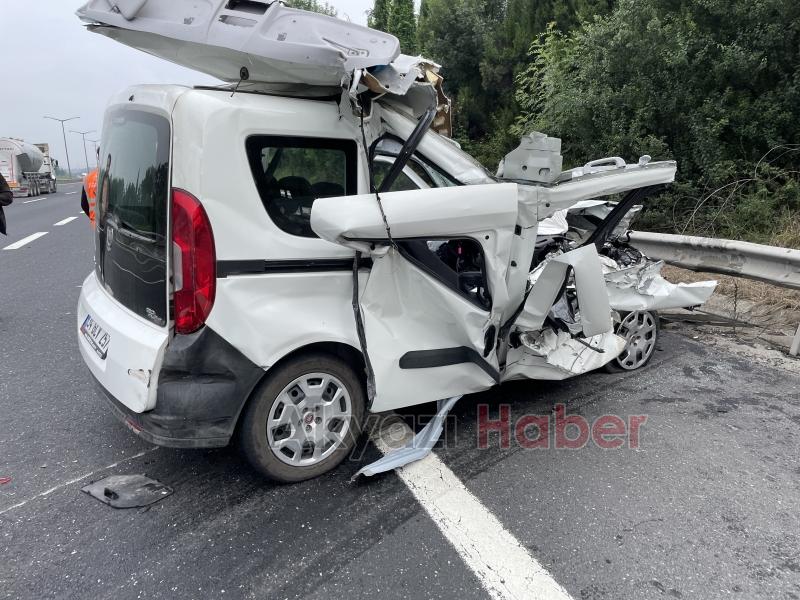 Dinlenme tesisine girmek isterken faciayı yaşadılar