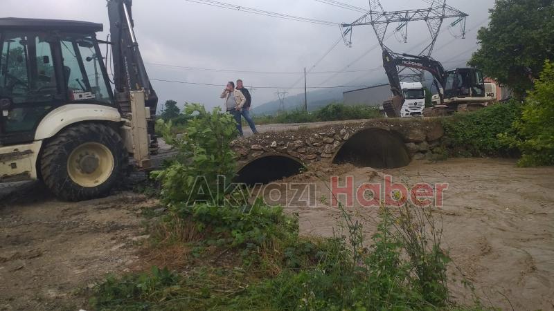 Şiddetli yağış Dokurcunu vurdu