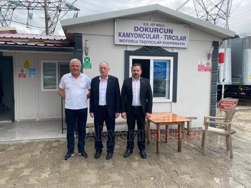 Bayraktar ve Bayrak selden etkilenen firmaları ziyaret etti