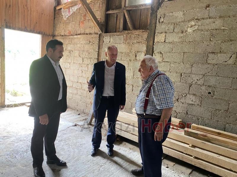 Bayraktar ve Bayrak selden etkilenen firmaları ziyaret etti