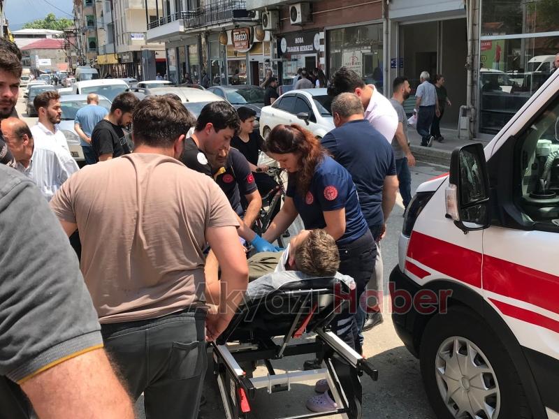 Yağcılar Caddesi'nde kaza 1 yaralı
