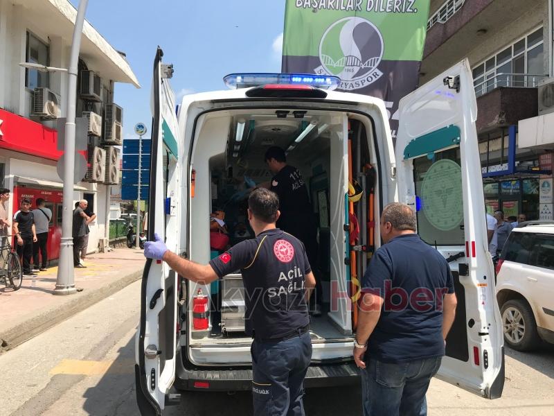 Yağcılar Caddesi'nde kaza 1 yaralı