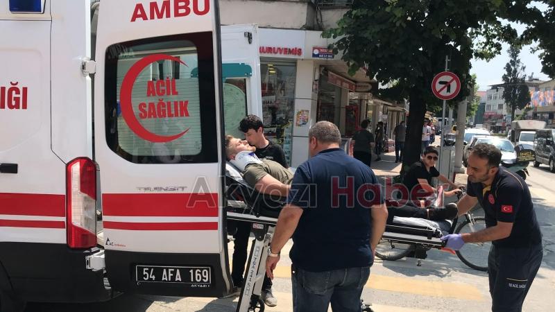 Yağcılar Caddesi'nde kaza 1 yaralı