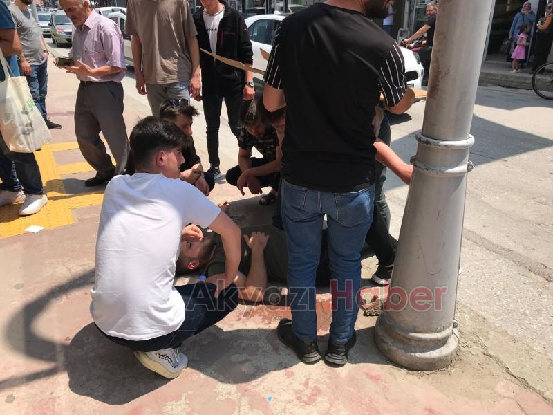 Yağcılar Caddesi'nde kaza 1 yaralı