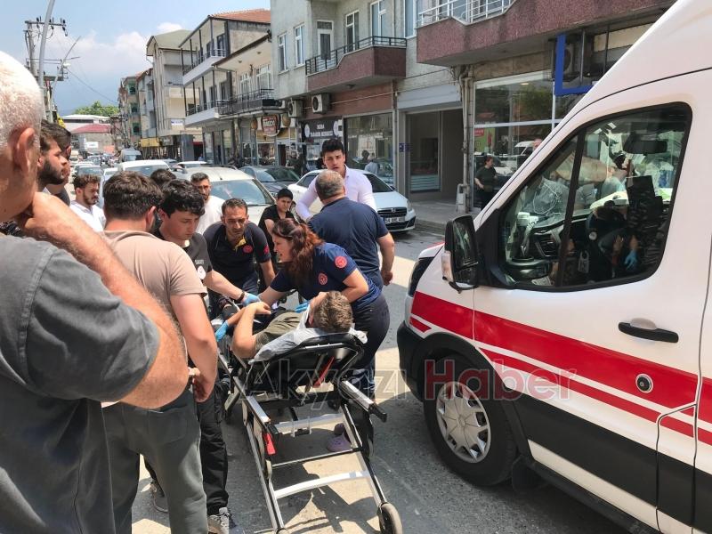 Yağcılar Caddesi'nde kaza 1 yaralı