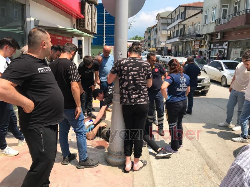 Yağcılar Caddesi'nde kaza 1 yaralı
