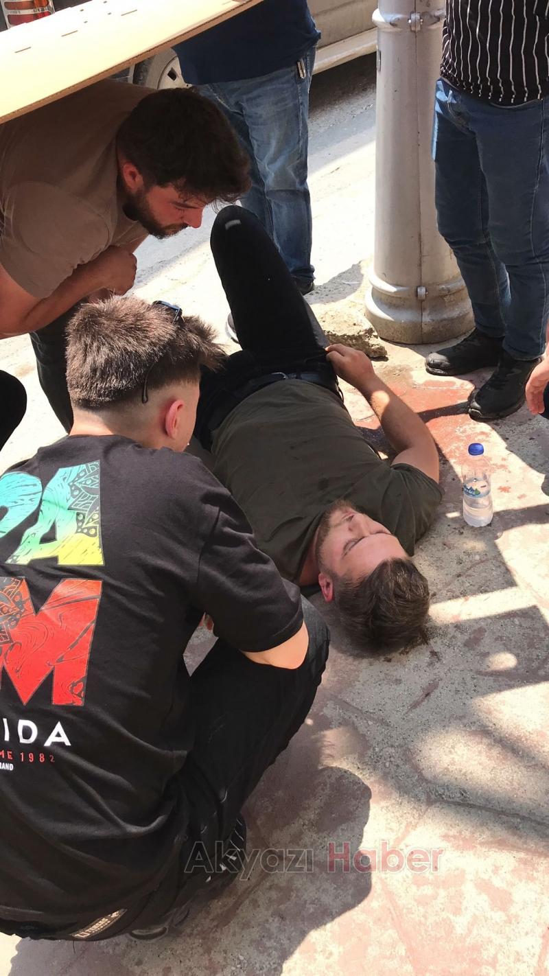 Yağcılar Caddesi'nde kaza 1 yaralı