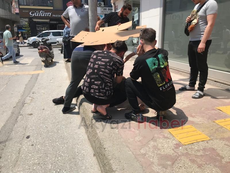Yağcılar Caddesi'nde kaza 1 yaralı