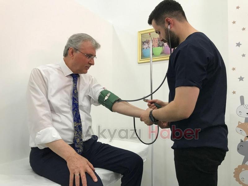 Akyazı Sağlık kabini yeni yerinde hizmete başladı