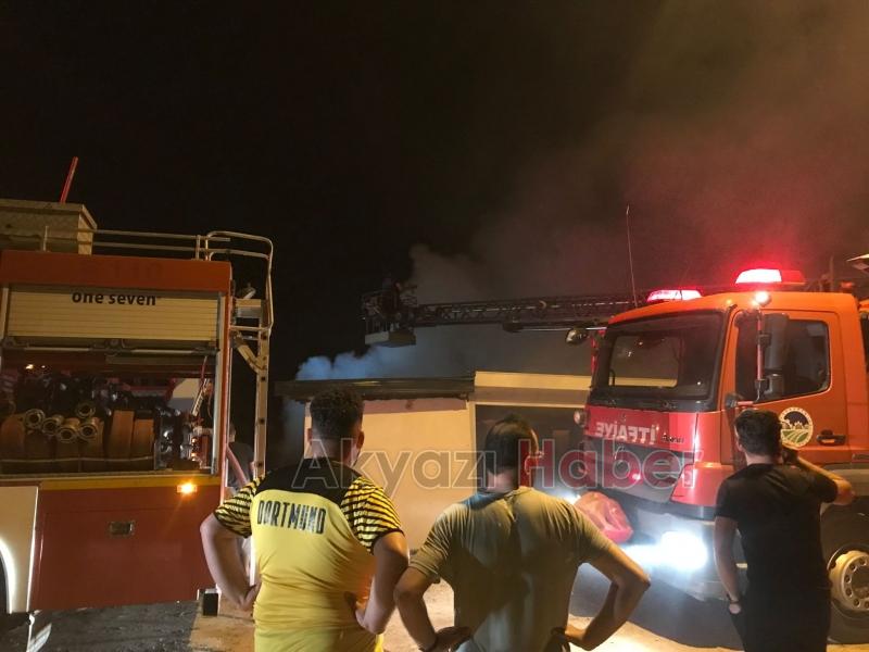 Akyazı Ömercikler mahallesinde Yangın