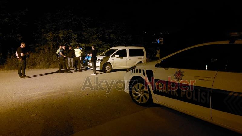 Durdurulan plakasız  motosiklet çalıntı çıktı