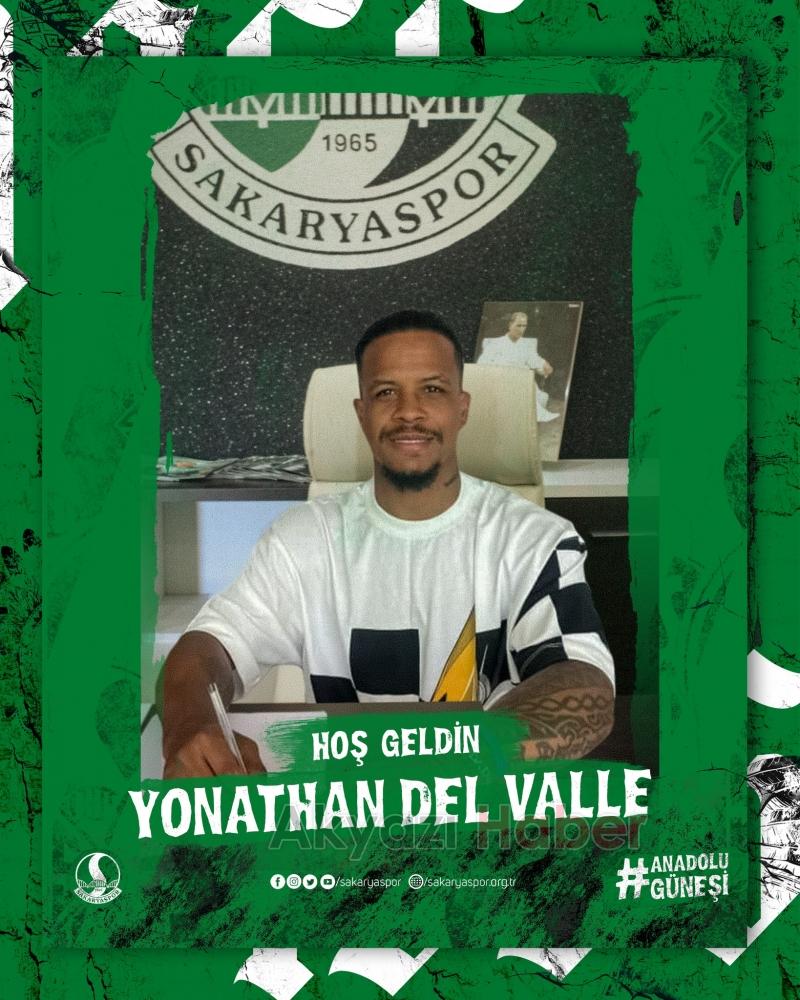 Sakaryaspor Yonathan Del Valle'yi renklerine kattı